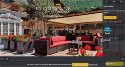 Desktop Screenshot of hotel-couronne.ch